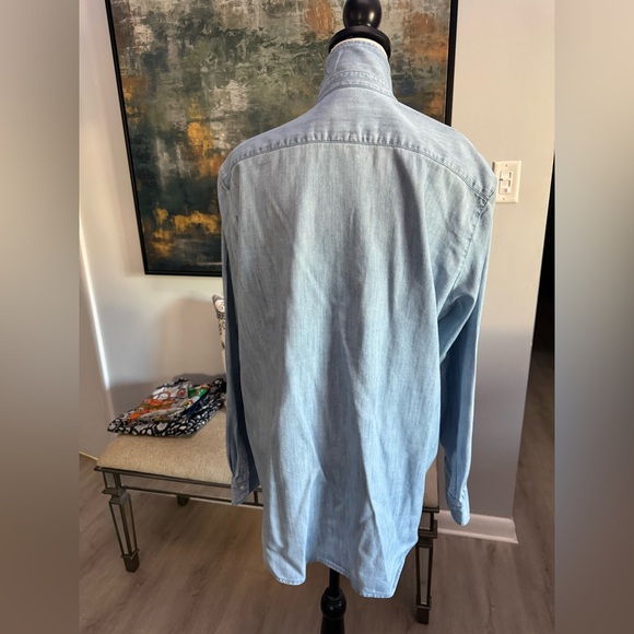 Frank & Eileen, Eileen lightweight denim button down, size XL - Picture 2 of 5